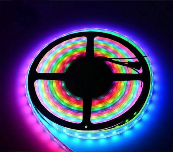 SK6812 RGB 60LEDS/M DC12V 10MM-Wide Digital Intelligent Addressable LED Strip Lights - 5m/16.4ft per roll SK6812 RGB 60LEDS/M DC12V 10MM-Wide Digital Intelligent Addressable LED Strip Lights - 5m/16.4ft per roll